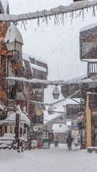 Grosses chutes de neige en cours sur Valmorel