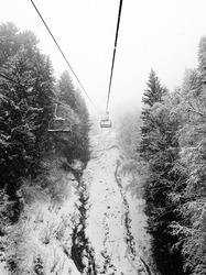 Enfin de la neige!