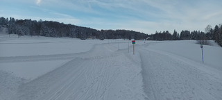 Gr&egrave;ve buissonni&egrave;re en ski de fond 