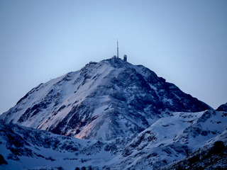 Grosse neige petit soleil en Bigorre