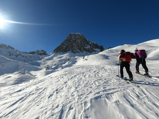 Ski de rando a Tignes sous le soleil