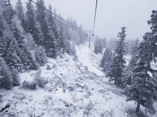il neige! mais ça reste dégueu....