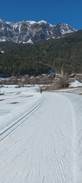 Ski de fond très correct au Rosier