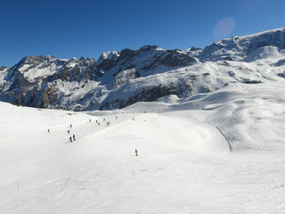 Pas trop mal à Courchevel (et quelques frayeurs) 