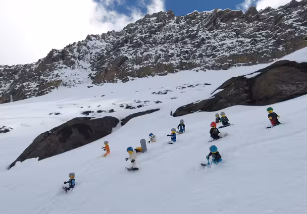 foule au G3000  et poudreuse pour eux seulement 