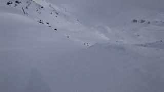 Soleil et neige fraiche, vive le printemps