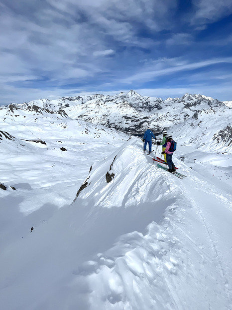 Des pistes parfaites, quelques restes de fraîche