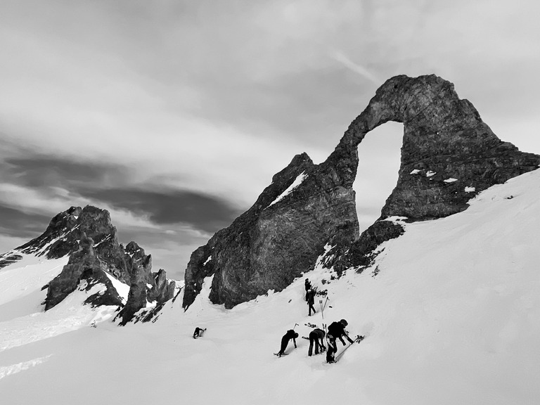 Des pistes parfaites, quelques restes de fraîche