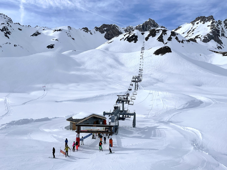 Des pistes parfaites, quelques restes de fraîche