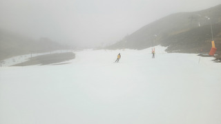 Godille dans la brume...