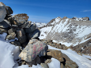 Manifeste contre la réforme de l'hiver au Grand Pic du Tapou (3150 m)