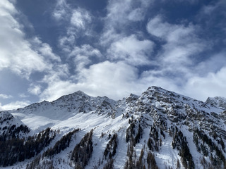 Saint Veran sous la neige