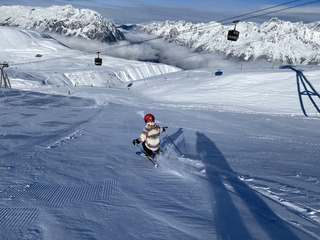Pic Blanc, Sarenne et Tunnel tout poudre avec mon fiston de 7ans?