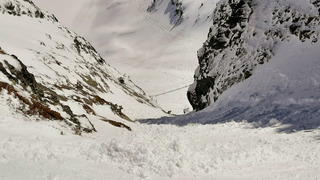 Couloir de la via ferrata - Croissant +++: top Chamrousse ??