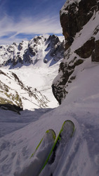 Couloir de la via ferrata - Croissant +++: top Chamrousse ??