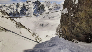 Couloir de la via ferrata - Croissant +++: top Chamrousse ??