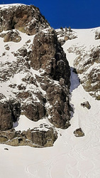 Couloir de la via ferrata - Croissant +++: top Chamrousse ??
