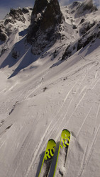 Couloir de la via ferrata - Croissant +++: top Chamrousse ??