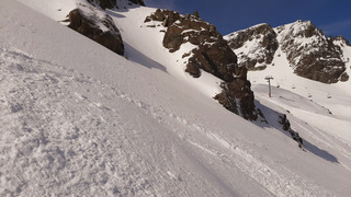 Couloir de la via ferrata - Croissant +++: top Chamrousse ??
