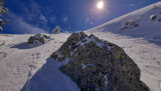 Couloir de la via ferrata - Croissant +++: top Chamrousse ??