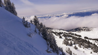 Couloir de la via ferrata - Croissant +++: top Chamrousse ??