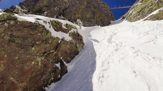 Couloir de la via ferrata - Croissant +++: top Chamrousse ??