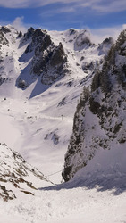 Couloir de la via ferrata - Croissant +++: top Chamrousse ??