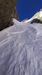 Couloir de la via ferrata - Croissant +++: top Chamrousse ??