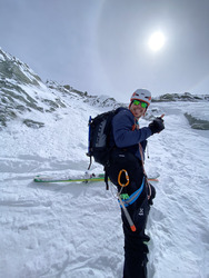 Magie des glaciers; L'aiguille de Péclet nous a comblés