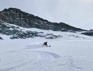 Magie des glaciers; L'aiguille de Péclet nous a comblés