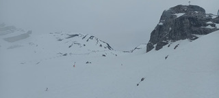 Soupe bien skiante sur piste