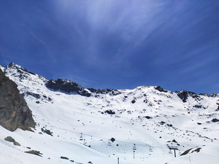 belle matinée de printemps, dernier jour pour profiter du snowpark