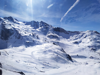 belle matin&eacute;e de printemps, dernier jour pour profiter du snowpark