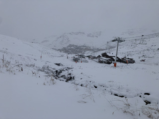 Première neige significative sur Val Thorens 