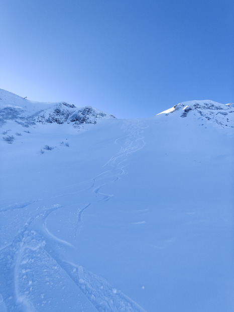 Belle poudre à Samoëns 