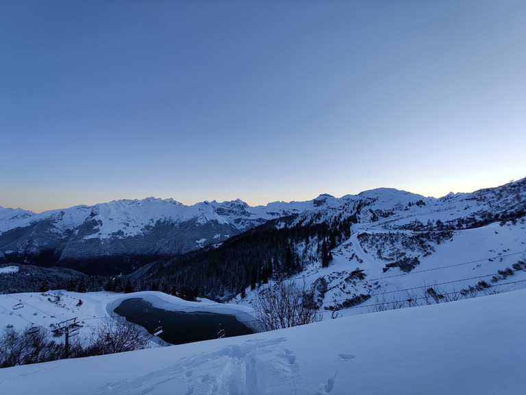 Belle poudre à Samoëns 