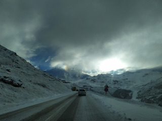 neige fraiche et soleil