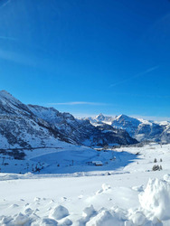 Tout bleu à la Fenêtre, tout blanc sur les Carroz ❄️🌞