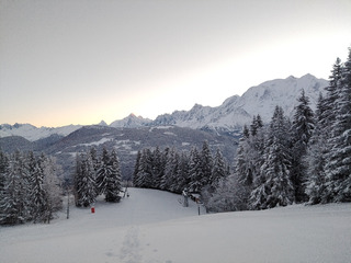 Le Bettex ce matin tôt 