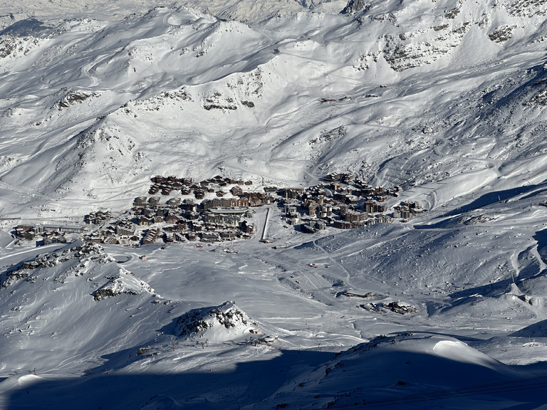 Belle journée, neige ventée 