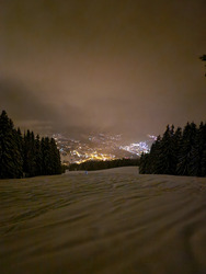 Megève by night 