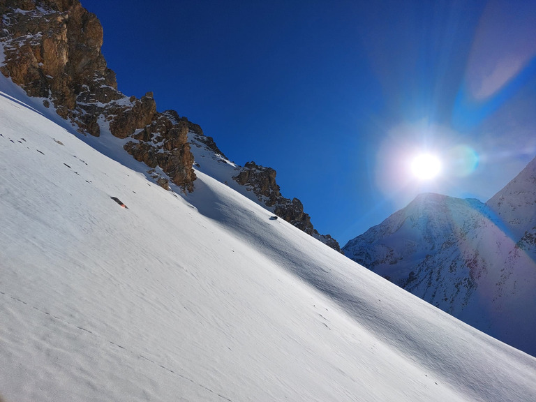 Arrivée progressive de l'hiver sur Arolla