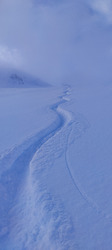 Val blanc sur troué de bleu