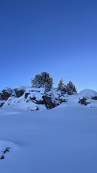 Beau temps, poudreuse profonde 