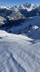 Beau temps, poudreuse profonde 