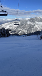 Beau temps, poudreuse profonde 