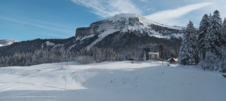 Ski de fond au Charmant Som