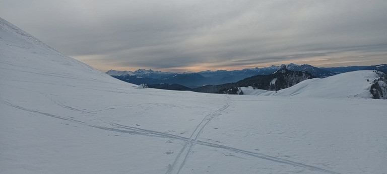 Ski de fond au Charmant Som