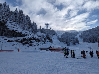 Neige a gogo aux Carroz !! 