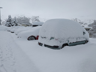 Neige a gogo aux Carroz !! 